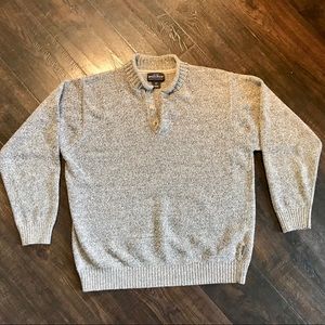 Woolrich Men’s 1/4 Button-up Sweater (L)